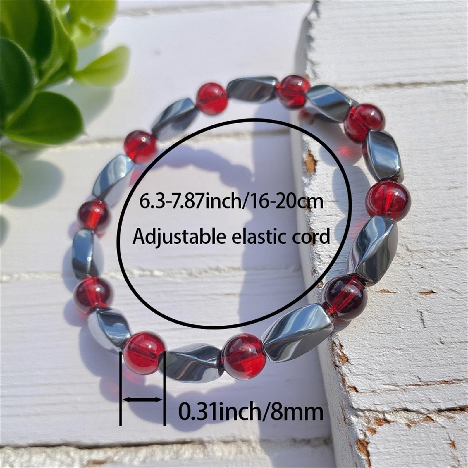 Bracelet, Crimson Stone, Magnet, Bracelet, Bracelet One Size
Bracelet, Crimson Stone, Magnet, Bracelet, Bracelet One Size