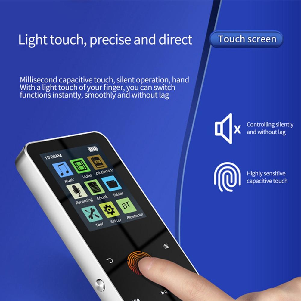 S308 64GB TF Card Touch Screen MP3 Sound Recorder Music Video MP4 Player with Dictionary (No Bluetooth-compatible Function) Black
S308 64GB TF Card Touch Screen MP3 Sound Recorder Music Video MP4 Player with Dictionary (No Bluetooth-compatible Function) Black