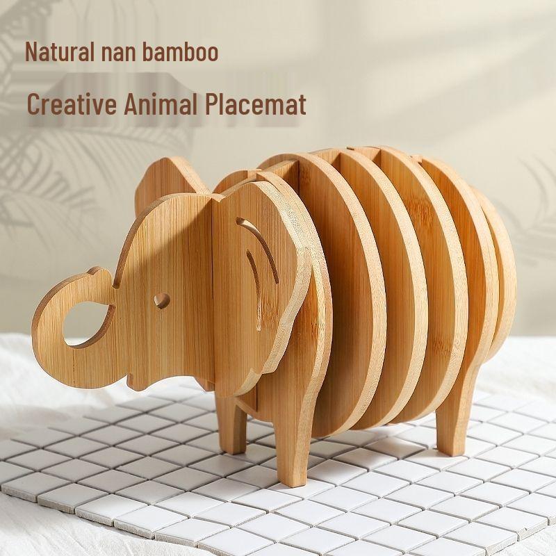 Бамбукова теплоізоляційна підставка - Міцна дерев яна настільна підкладка для тарілок і мисок
Бамбукова теплоізоляційна підставка - Міцна дерев яна настільна підкладка для тарілок і мисок