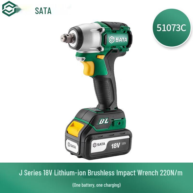 SATA J-Series 18V Cordless Brushless Impact Wrench CN plug (adapter included)
SATA J-Series 18V Cordless Brushless Impact Wrench CN plug (adapter included)