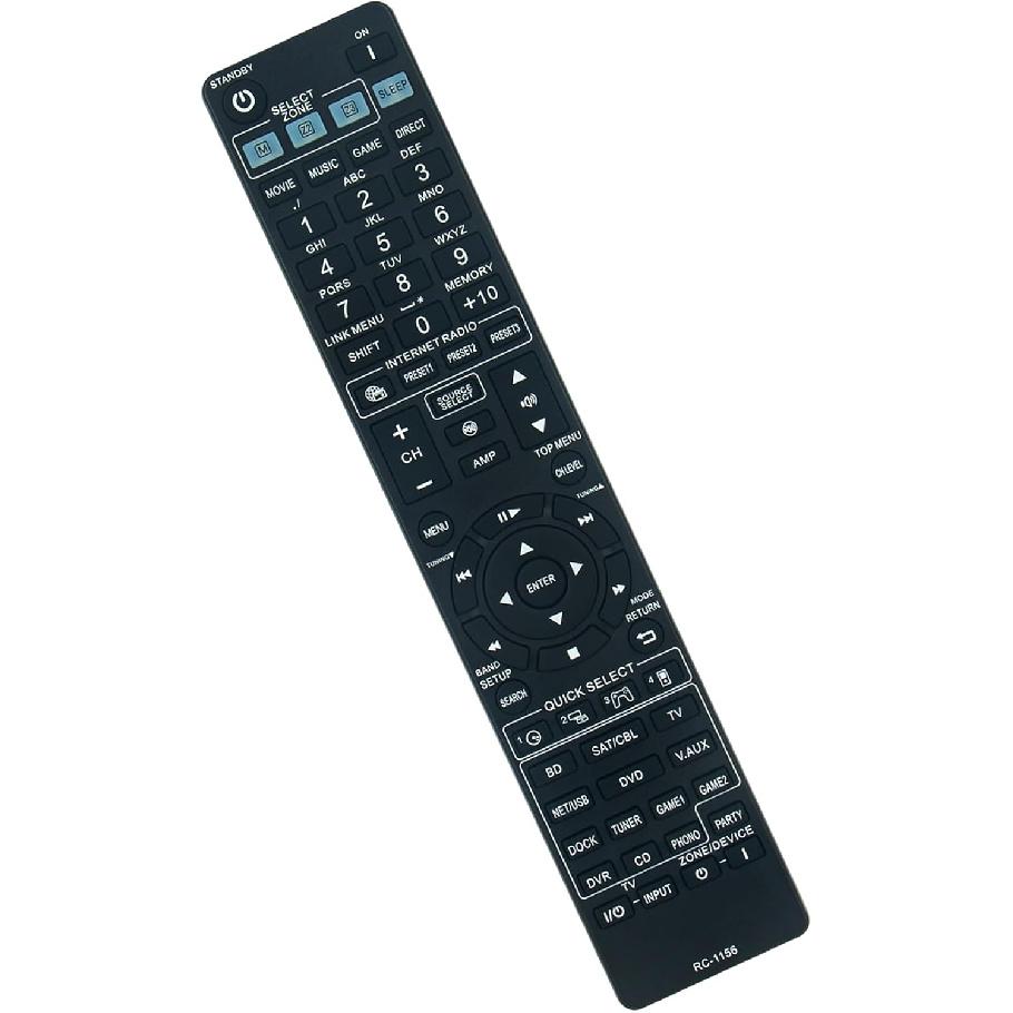RC-1156 Replacement Remote Control Applicable for Denon AV Receiver AVR-2312 AVR-1912 AVR-2312CI AVR-3312CI
RC-1156 Replacement Remote Control Applicable for Denon AV Receiver AVR-2312 AVR-1912 AVR-2312CI AVR-3312CI