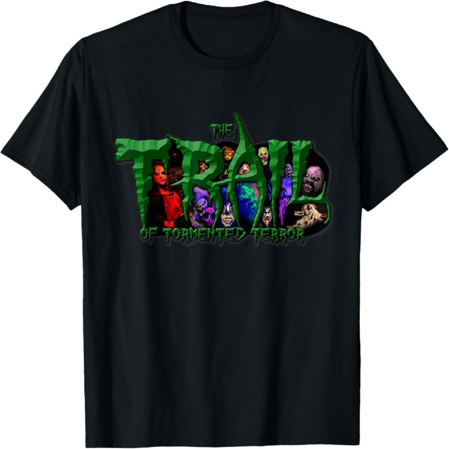 The Trail of Tormented Terror Haunted Attraction T-Shirt XXXXXL чорний
The Trail of Tormented Terror Haunted Attraction T-Shirt XXXXXL чорний