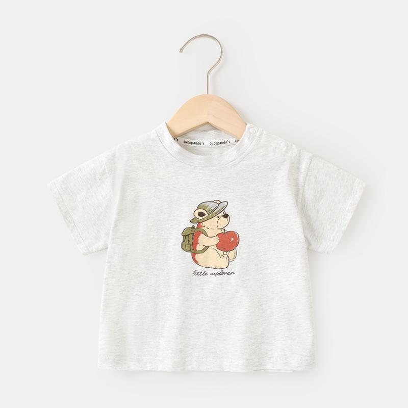 Одежда для малышей, повседневные футболки с короткими рукавами, летняя одежда для мальчиков и девочек, детские летние топы с половиной рукавов 100cm
Одежда для малышей, повседневные футболки с короткими рукавами, летняя одежда для мальчиков и девочек, детские летние топы с половиной рукавов 100cm