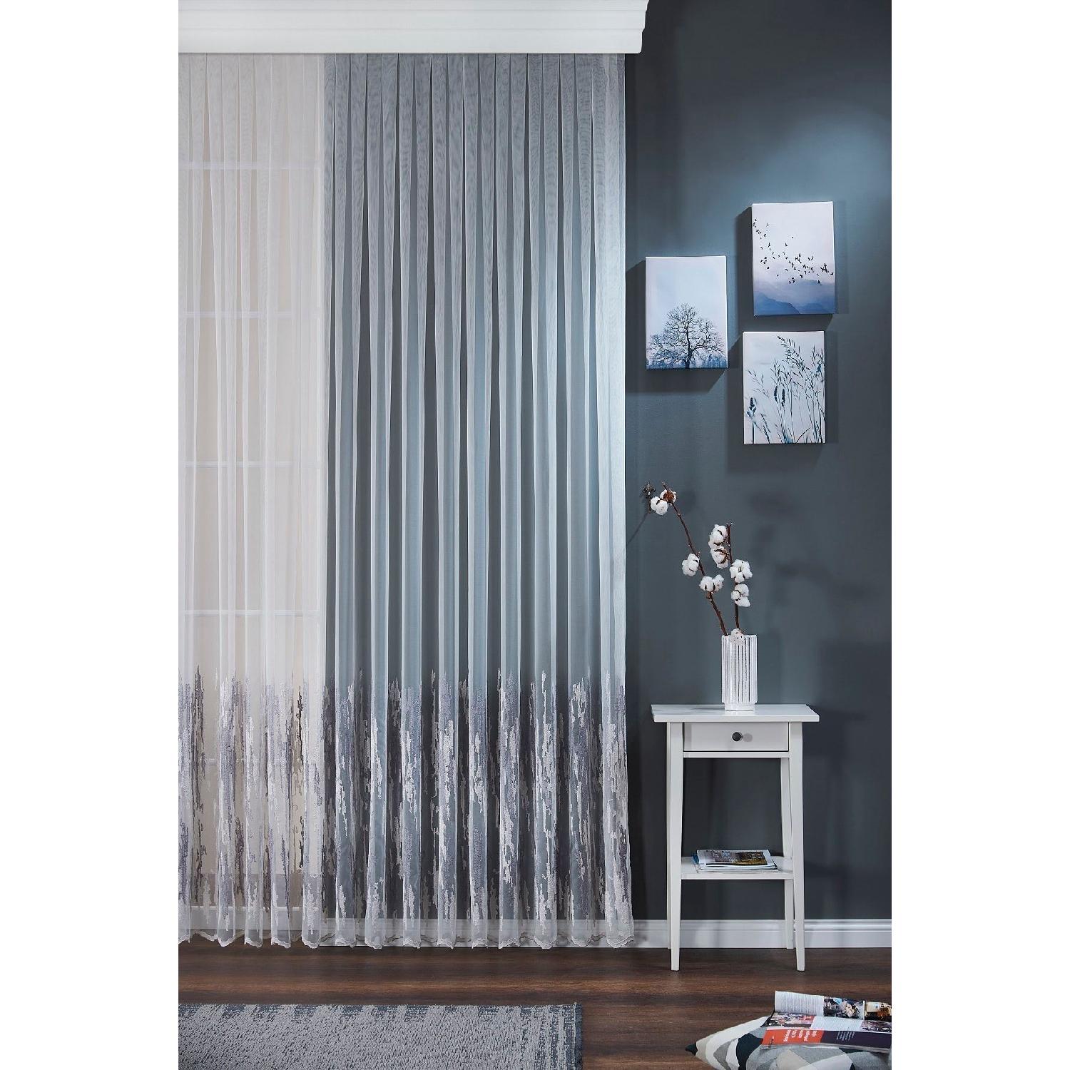 Gray Embroidered Ecru Tulle Curtain That Doesn t Require Iron - Fire - No Pleats - Drawstring Extrafor 100 x 250
Gray Embroidered Ecru Tulle Curtain That Doesn t Require Iron - Fire - No Pleats - Drawstring Extrafor 100 x 250