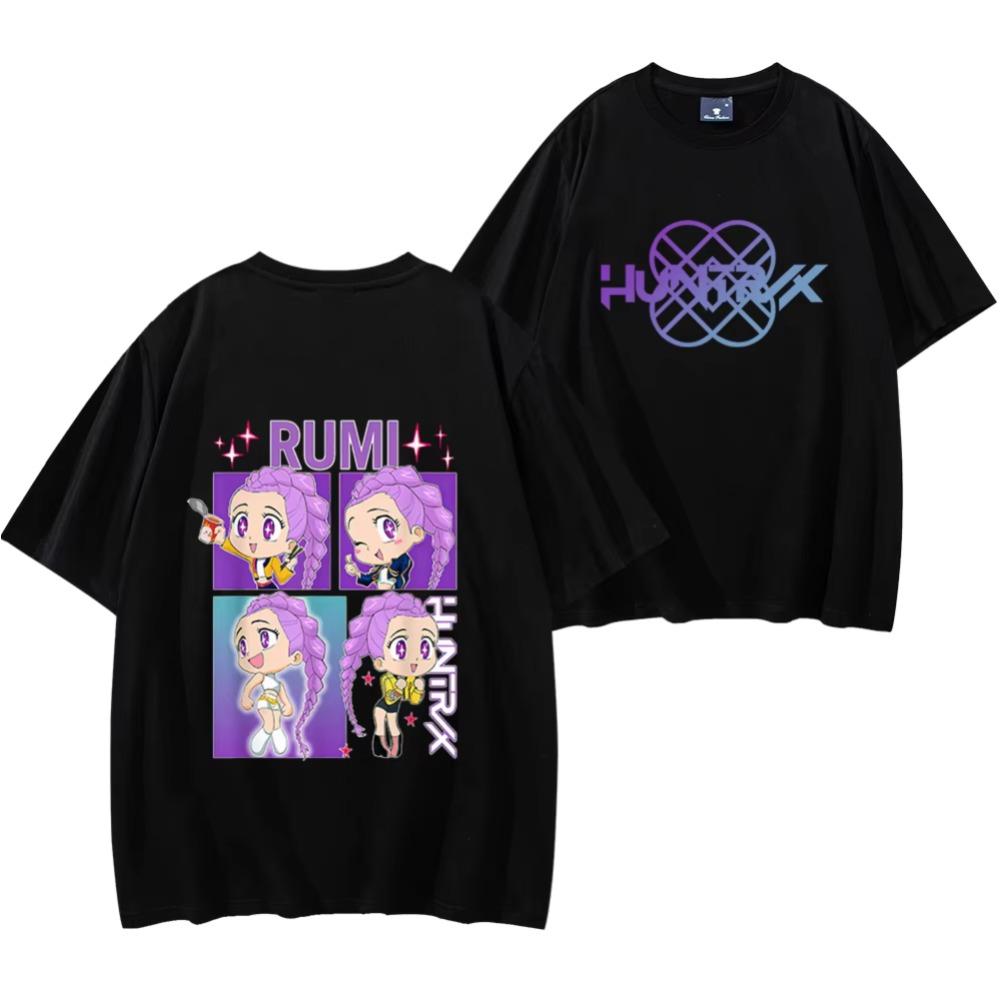 Rumi Kpop Demon Hunters Unisex Cotton T-shirt Shirt Rumi Shirt Demon Hunters Tees Men Women Short Sleeve Streetwear Hip Hop Tops S
Rumi Kpop Demon Hunters Unisex Cotton T-shirt Shirt Rumi Shirt Demon Hunters Tees Men Women Short Sleeve Streetwear Hip Hop Tops S