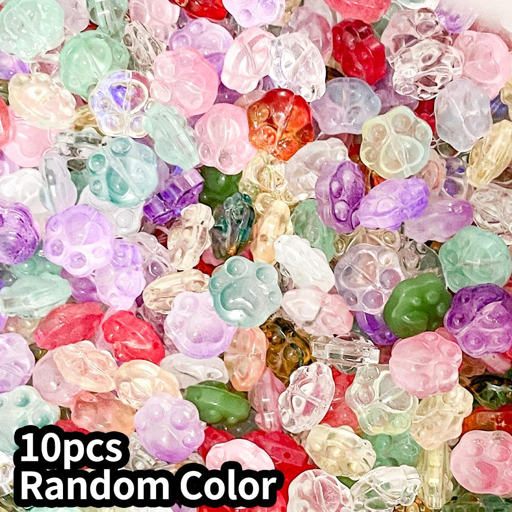 10/30/50 кусочков стеклянного материала, случайный цвет, прозрачные бусины, отпечатки кошачьих лап, бусины с отпечатками собачьих лап, изготовление украшений, браслет-ожерелье своими руками 10pcs
10/30/50 кусочков стеклянного материала, случайный цвет, прозрачные бусины, отпечатки кошачьих лап, бусины с отпечатками собачьих лап, изготовление украшений, браслет-ожерелье своими руками 10pcs