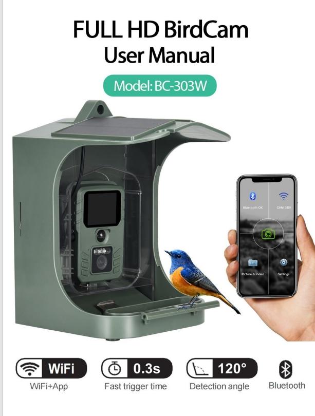 Годівниця для птахів Вулична Камера для спостереження за тваринами, Камера для спостереження за птахами, Передача фото та відео через WIFI, Датчик руху, BC-303W BC-303W чорно-фіолетовий
Годівниця для птахів Вулична Камера для спостереження за тваринами, Камера для спостереження за птахами, Передача фото та відео через WIFI, Датчик руху, BC-303W BC-303W чорно-фіолетовий