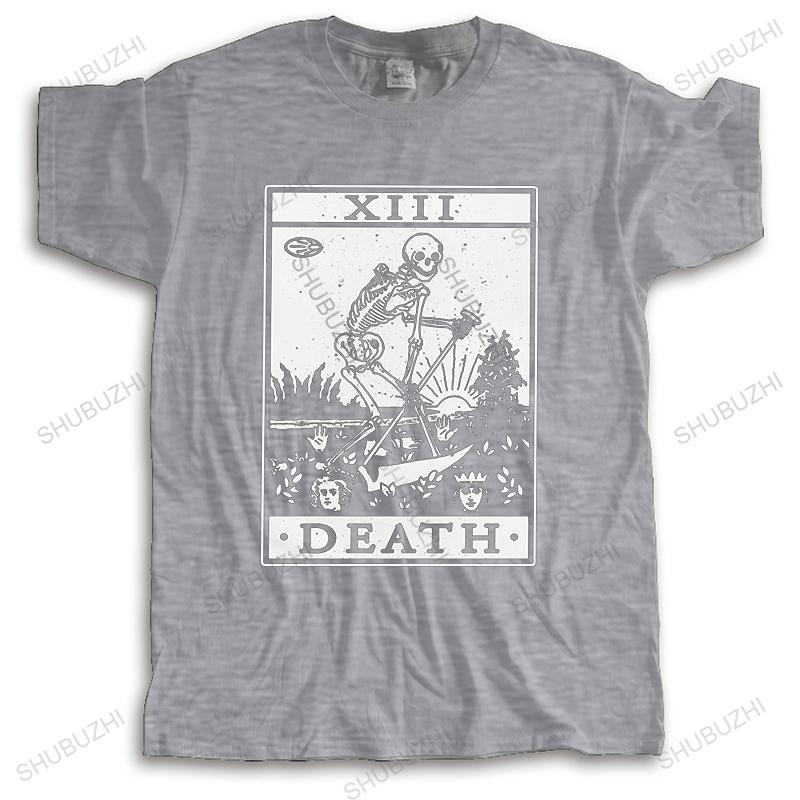 Gorgeous Death Tarot Shirt Major Arcana Halloween Spooky Skeleton Creepy Tshirt Short Sleeve Pure Cotton Tshirt Casual Tee Tops 4XL
Gorgeous Death Tarot Shirt Major Arcana Halloween Spooky Skeleton Creepy Tshirt Short Sleeve Pure Cotton Tshirt Casual Tee Tops 4XL