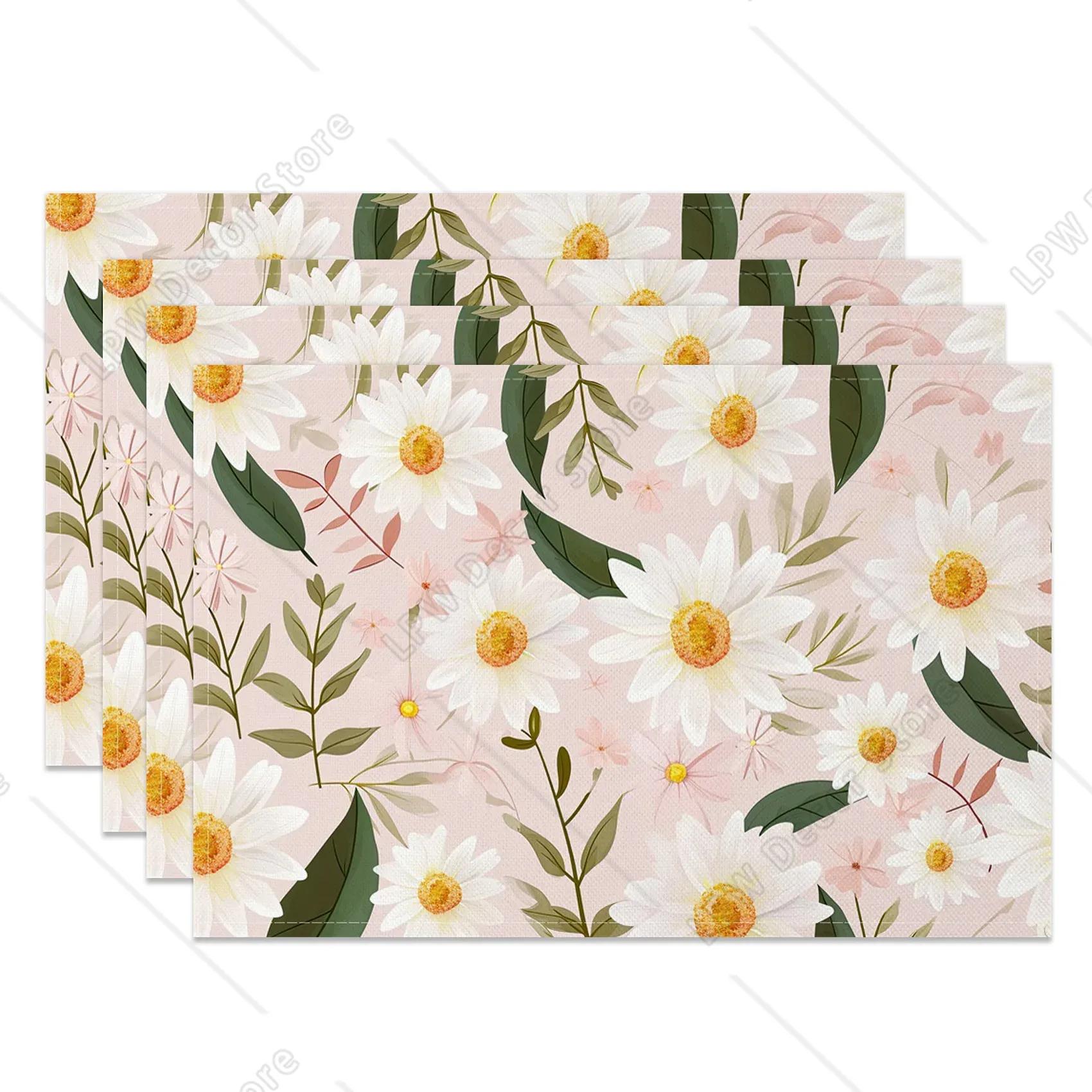 Bohemian Floral Placemats Delicate Daisy Rose Design Elegant Aesthetic Washable Table Mats for Dining Kitchen Tea Party Decor 4 PCS 12x18inch
Bohemian Floral Placemats Delicate Daisy Rose Design Elegant Aesthetic Washable Table Mats for Dining Kitchen Tea Party Decor 4 PCS 12x18inch