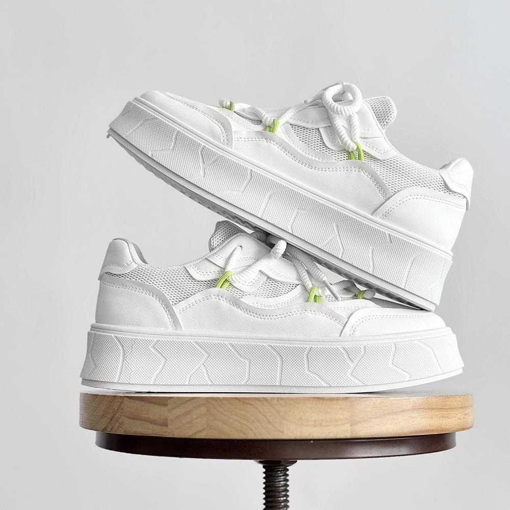 Men s shoes 2025 new spring heightening thick-soled mesh breathable non-slip board shoes student youth sports and leisure trendy shoes 44 білий
Men s shoes 2025 new spring heightening thick-soled mesh breathable non-slip board shoes student youth sports and leisure trendy shoes 44 білий