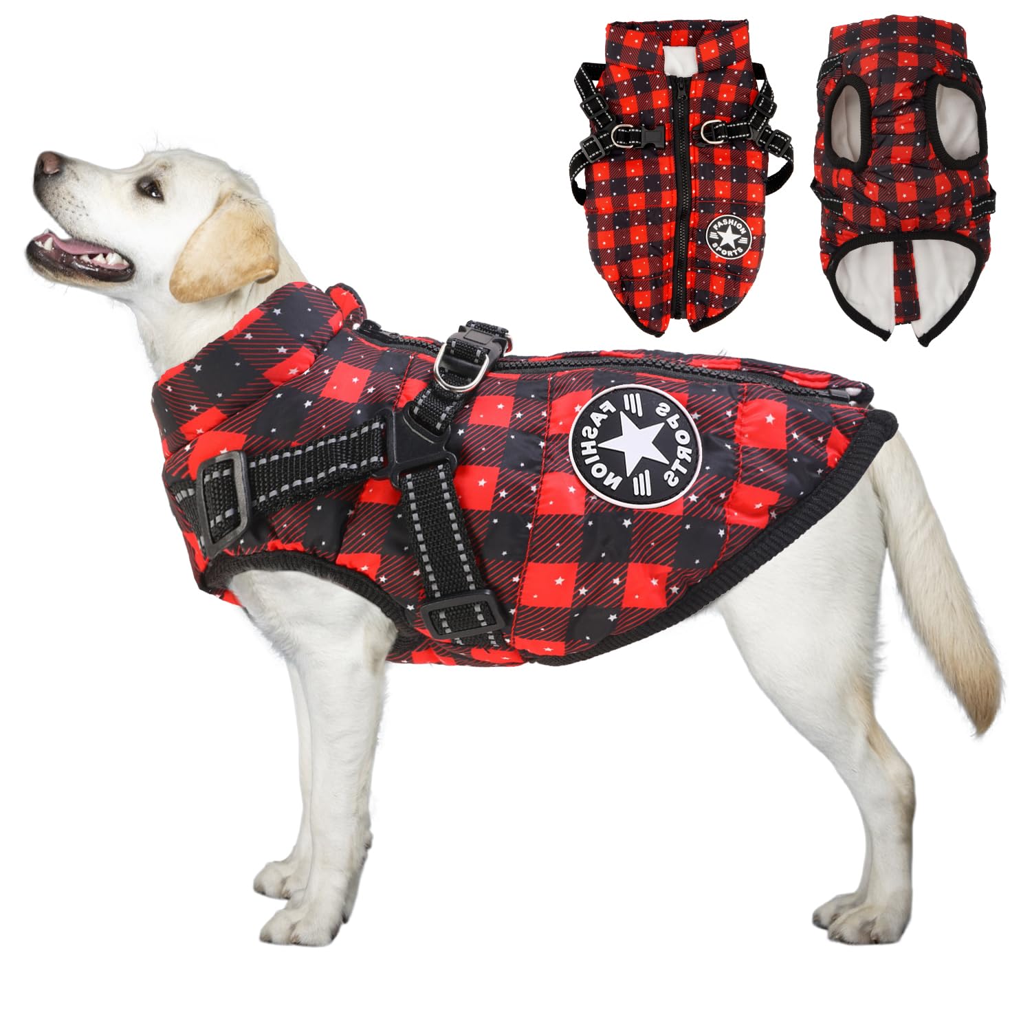 Koramaku Dog Cotton Coat with Open Traction Night Pet Clothes for Cats and Winter Clothes for Small and Medium Easy to Put on and Take Cold Jacket
Koramaku Dog Cotton Coat with Open Traction Night Pet Clothes for Cats and Winter Clothes for Small and Medium Easy to Put on and Take Cold Jacket