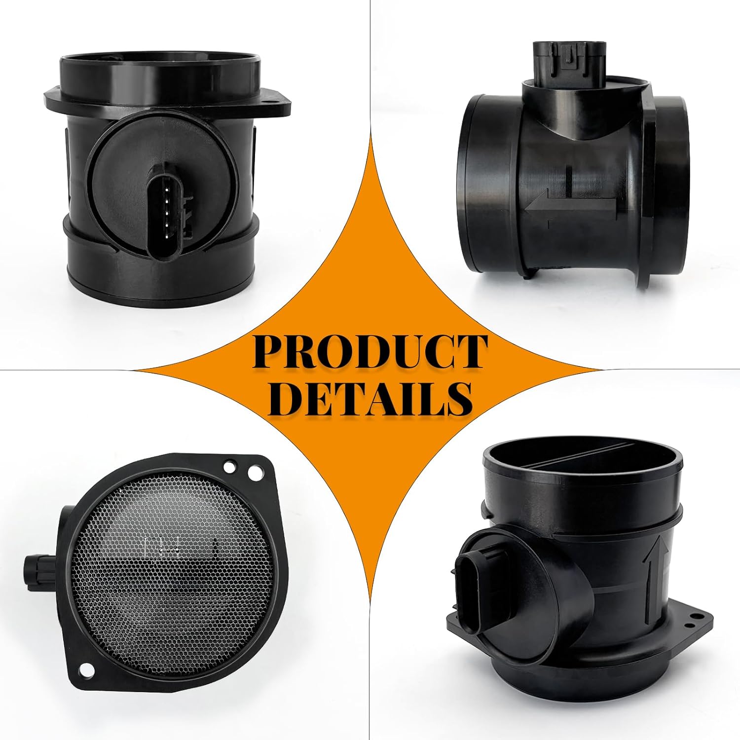 Mass Air Flow Sensor MAF Sensor 15911983 Compatible with Chevy & GMC & Buick & Cadillac Vehicles& Pontiac, fits for Impala, Equinox, Acadia,
Mass Air Flow Sensor MAF Sensor 15911983 Compatible with Chevy & GMC & Buick & Cadillac Vehicles& Pontiac, fits for Impala, Equinox, Acadia,