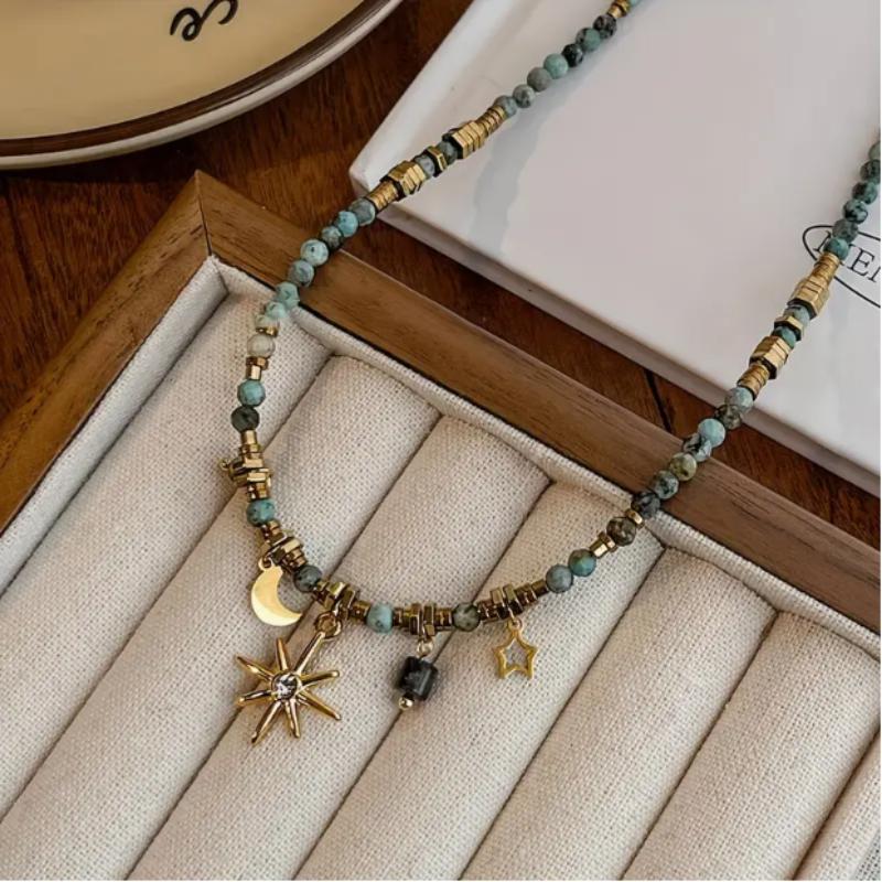 Fashion exquisite star moon ADORnment collocation INDIVIDUAL CHARACTER beADED design exquisite WOMEN GRACEFUL necklace, senior s
Fashion exquisite star moon ADORnment collocation INDIVIDUAL CHARACTER beADED design exquisite WOMEN GRACEFUL necklace, senior s