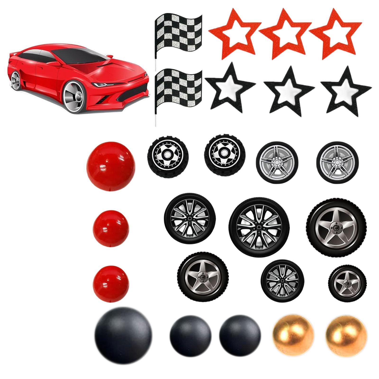 Custom Car Cake Topper PP Race Wheel Cupcake Decorations Ornaments for Birthday Party and Racing Event
Custom Car Cake Topper PP Race Wheel Cupcake Decorations Ornaments for Birthday Party and Racing Event