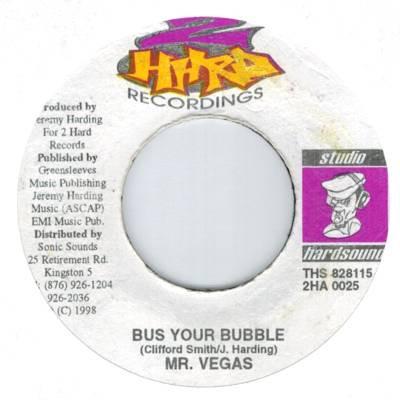 7inch Record MR. VEGAS - Bus Your Bubble 2HA0025 2 Hard Recordin 1998 Jamaica Reggae, Ska & Dub Used
7inch Record MR. VEGAS - Bus Your Bubble 2HA0025 2 Hard Recordin 1998 Jamaica Reggae, Ska & Dub Used