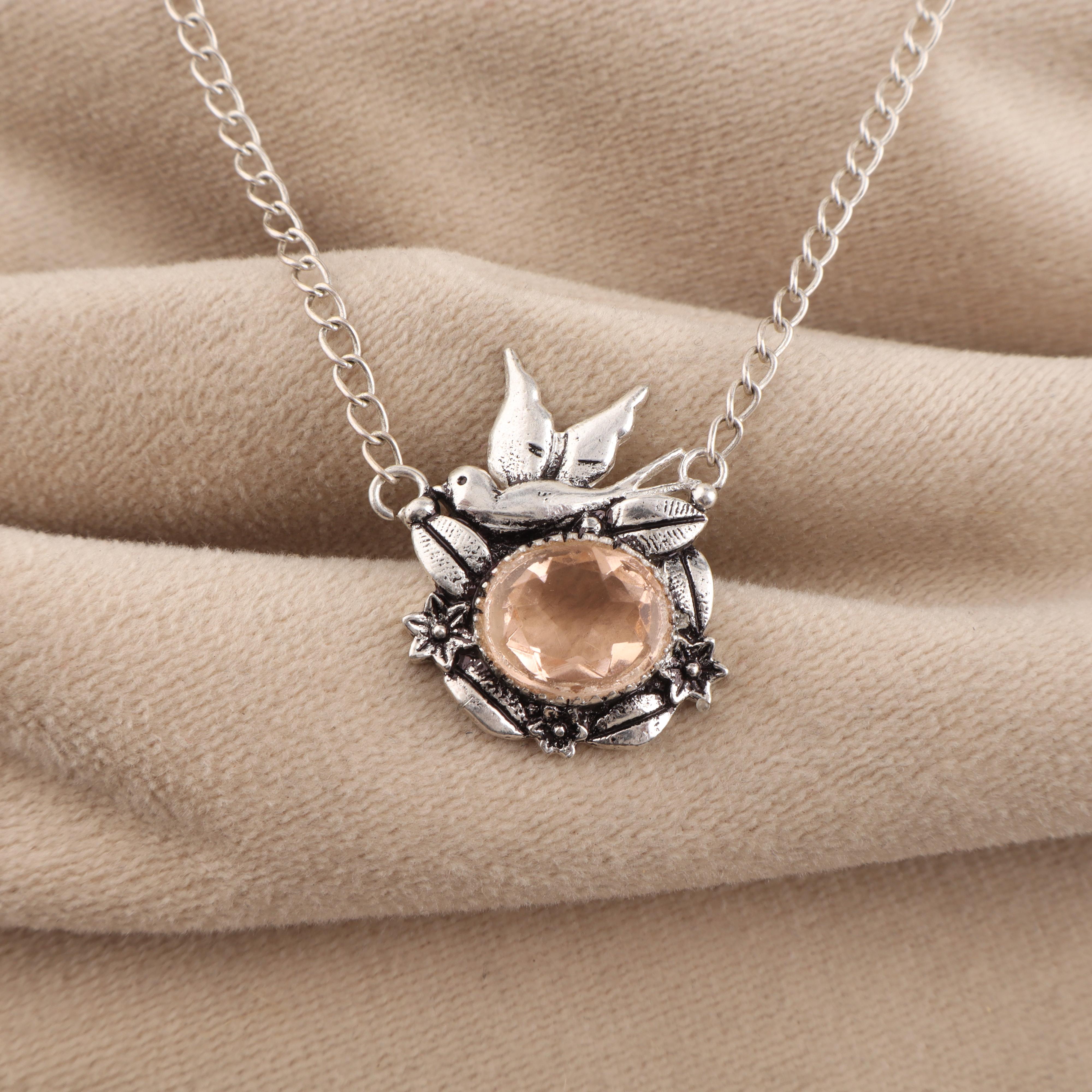 Peach Tourmaline Gemstone Silver Pretty Pendant 0.5 925 Sterling Silver Women Jewelry For Gift CP-43-11
Peach Tourmaline Gemstone Silver Pretty Pendant 0.5 925 Sterling Silver Women Jewelry For Gift CP-43-11