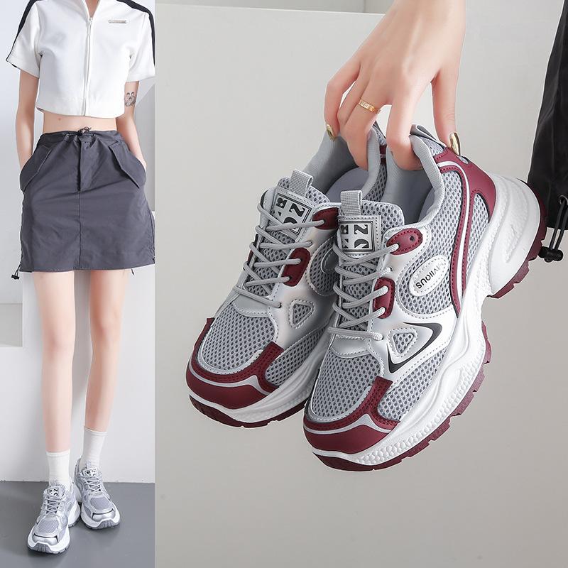 Platform spring dad shoes women s 2025 new British heightening breathable versatile student showing feet small casual sports shoes 36 красный
Platform spring dad shoes women s 2025 new British heightening breathable versatile student showing feet small casual sports shoes 36 красный