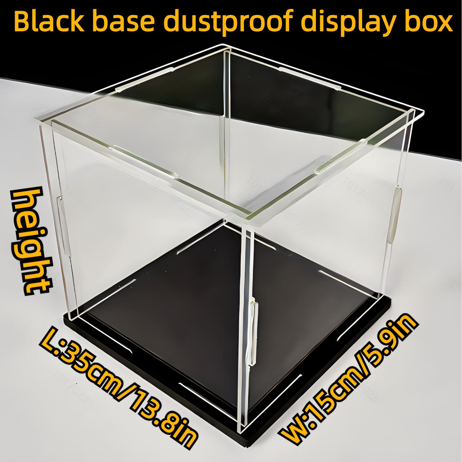 1 шт., черная акриловая демонстрационная коробка, подходит для игрушечных кукол, предметов коллекционирования и простых в сборке пылезащитных коробок для хранения height 10cm
1 шт., черная акриловая демонстрационная коробка, подходит для игрушечных кукол, предметов коллекционирования и простых в сборке пылезащитных коробок для хранения height 10cm