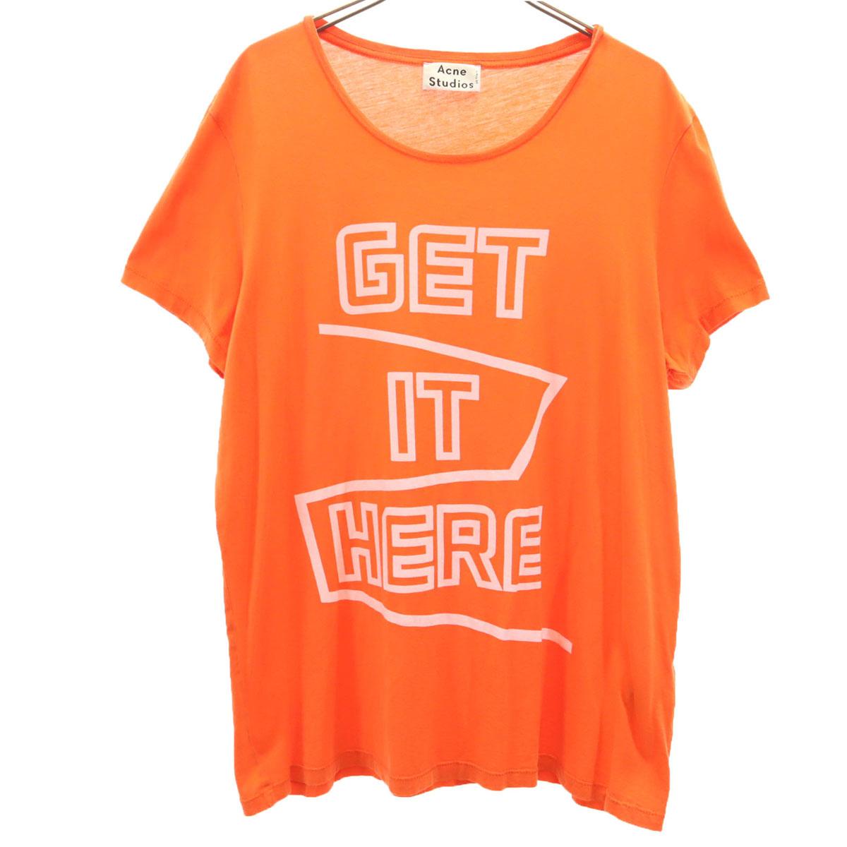 ACNE STUDIOS Short sleeve Round neck T-shirt S Orange Men s Used
ACNE STUDIOS Short sleeve Round neck T-shirt S Orange Men s Used