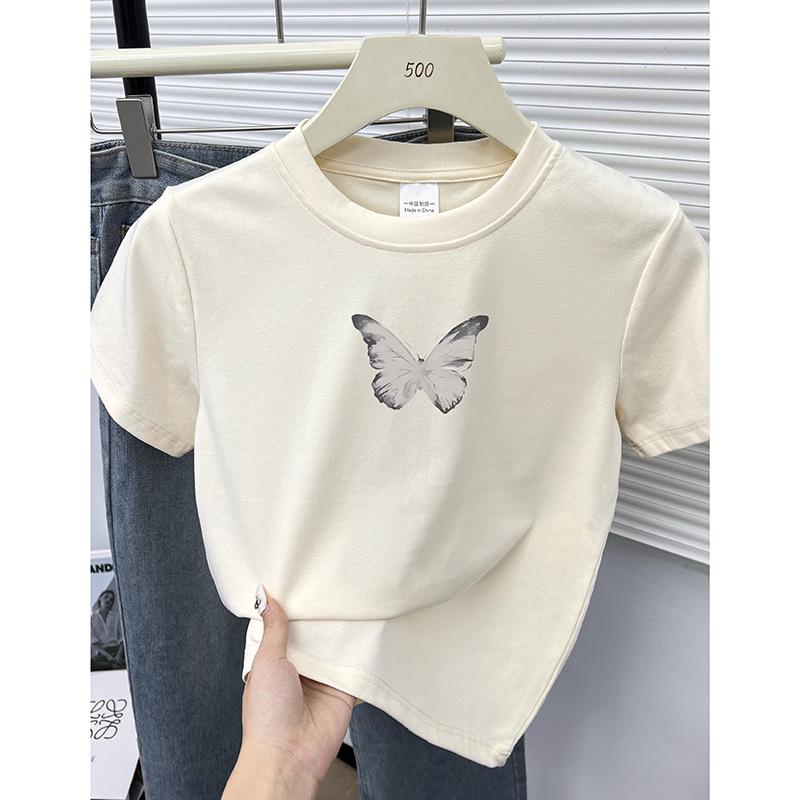 2024 Женский Шикарный Приталенный Летний Топ с Коротким Рукавом-Бабочкой Small
2024 Женский Шикарный Приталенный Летний Топ с Коротким Рукавом-Бабочкой Small