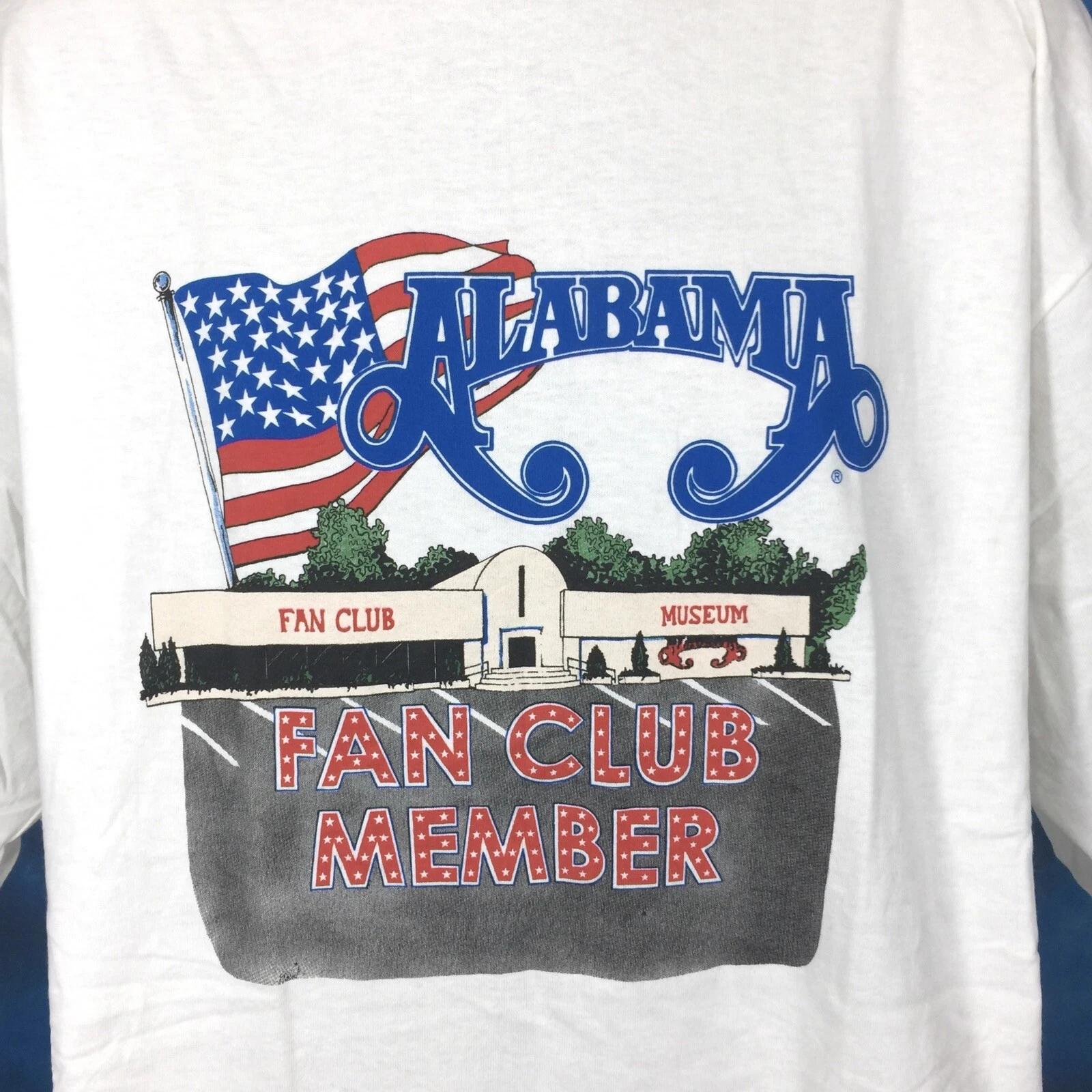 NOS vintage 80s ALABAMA FAN CLUB CONCERT T-Shirt XXL country rock single stitch S
NOS vintage 80s ALABAMA FAN CLUB CONCERT T-Shirt XXL country rock single stitch S