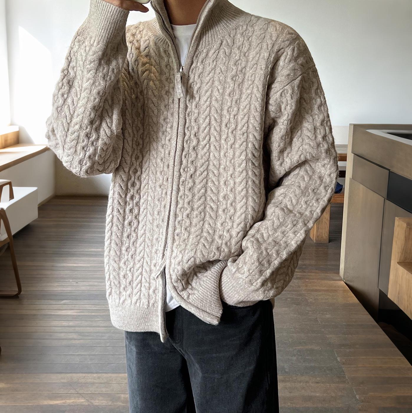 BJ Men s Winter Loose Half-High Collar Knit Cardigan - Korean Style 2XL хакі
BJ Men s Winter Loose Half-High Collar Knit Cardigan - Korean Style 2XL хакі