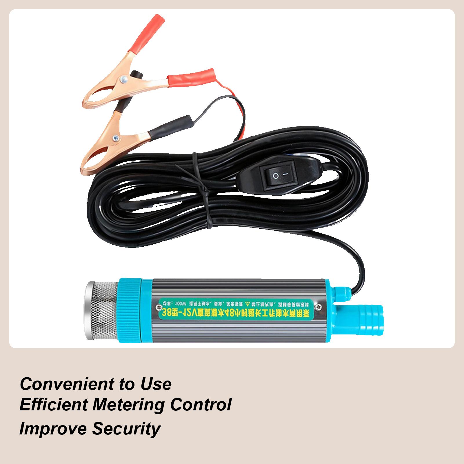 Занурювальний насос Водяний Насос для бочки з олією 2 затискачі-крокодили Портативний інструмент для заправки Для морського транспорту Автомобіля Човна Вантажівки Сільськогосподарського China Mainland
Занурювальний насос Водяний Насос для бочки з олією 2 затискачі-крокодили Портативний інструмент для заправки Для морського транспорту Автомобіля Човна Вантажівки Сільськогосподарського China Mainland