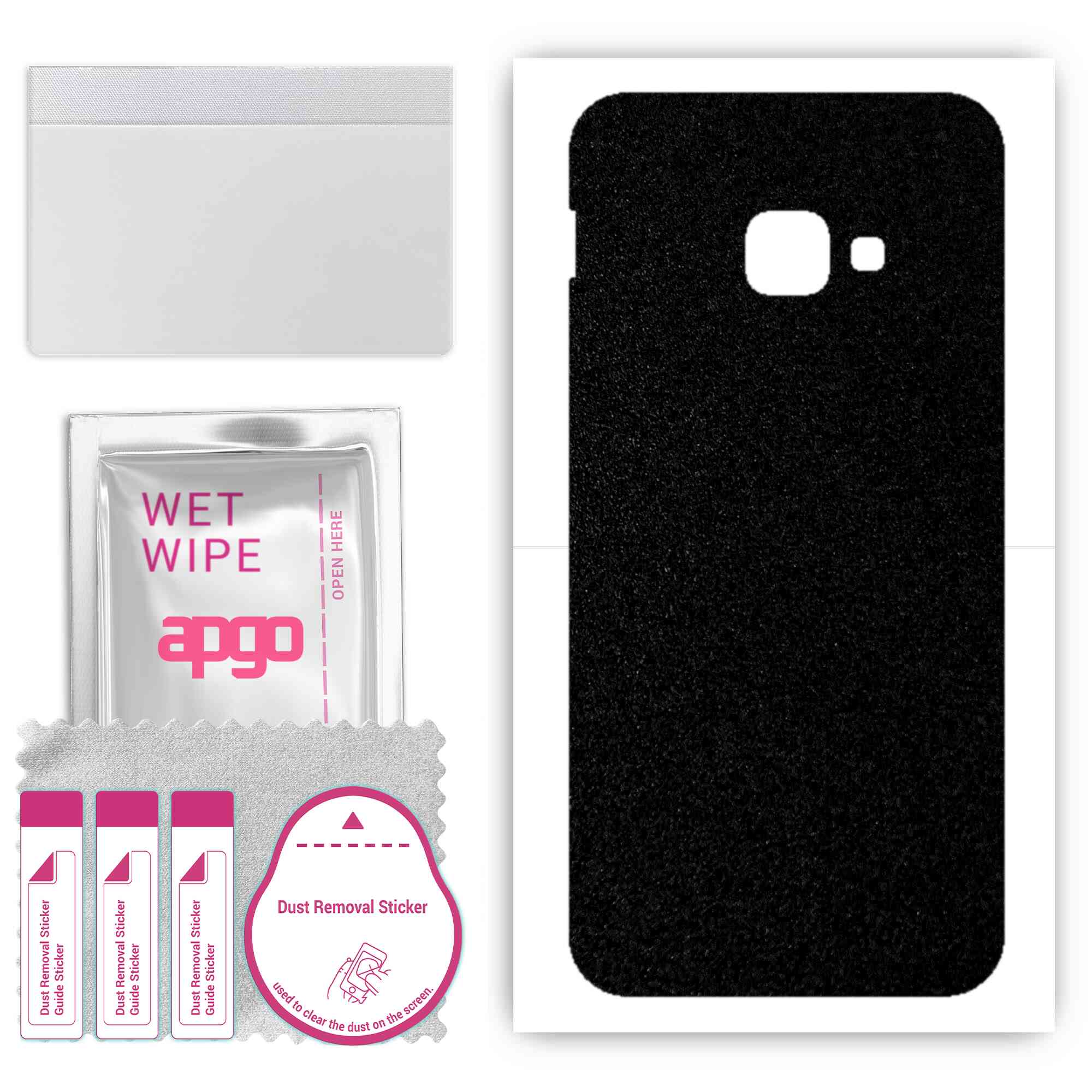 apgo Protective Skin Sticker for the back compatible with Samsung Galaxy Xcover 4s, Wrap Film, Foil, Vinyl - Pattern Matte Black
apgo Protective Skin Sticker for the back compatible with Samsung Galaxy Xcover 4s, Wrap Film, Foil, Vinyl - Pattern Matte Black