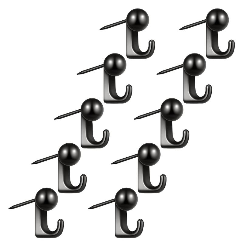 Wall Hook Rustproof Zinc Alloy Push Pins For Corkboards Drywalls Decorative Round Head Home Organization Essential чорний
Wall Hook Rustproof Zinc Alloy Push Pins For Corkboards Drywalls Decorative Round Head Home Organization Essential чорний