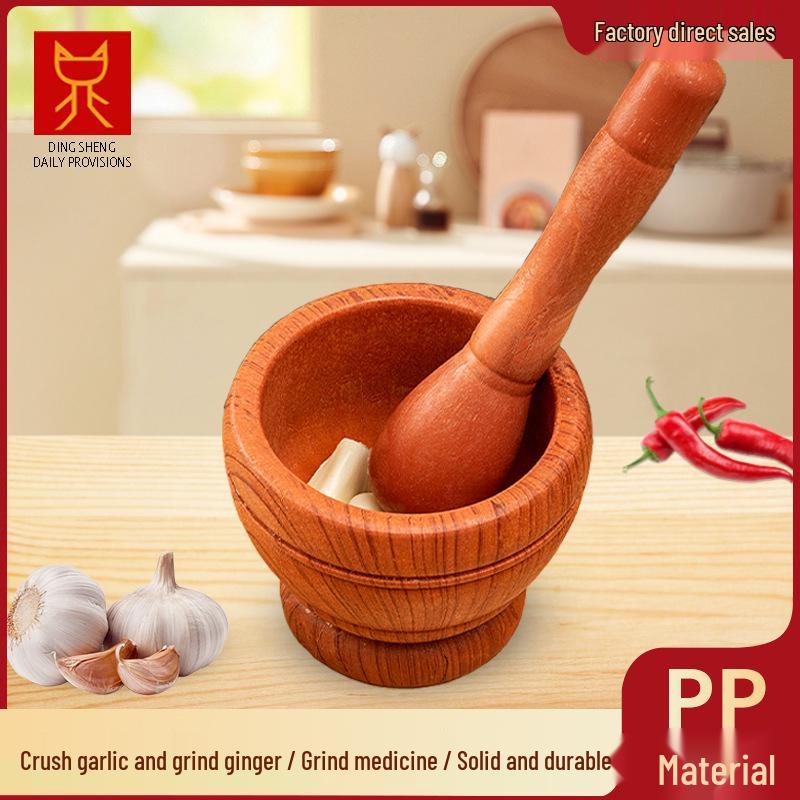 Wood-Style Garlic Grinder: Traditional Mortar & Pestle for Crushing and Paste-Making
Wood-Style Garlic Grinder: Traditional Mortar & Pestle for Crushing and Paste-Making