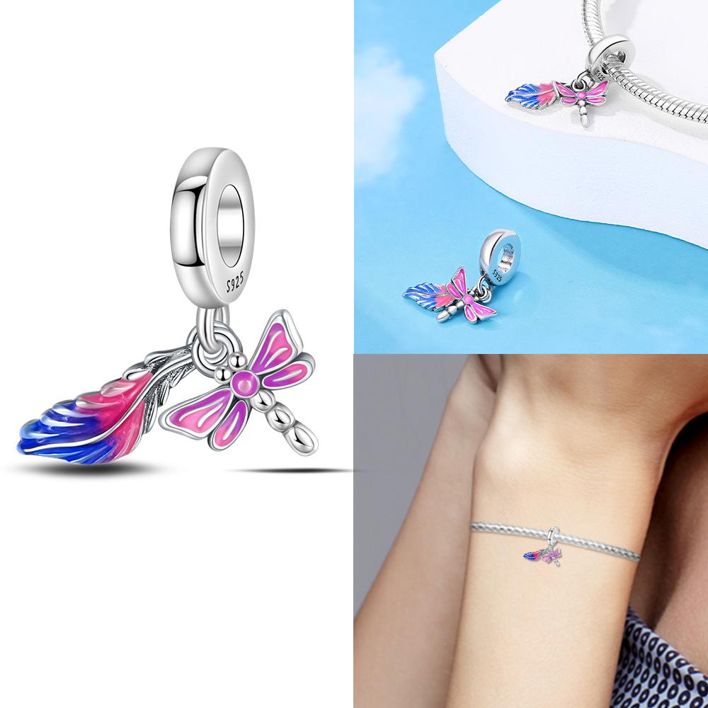 Charms 925 Silver Animal Beads Butterfly Beads Elephant Pendant Fit Bracelet Woman DIY Jewelry Exquisite Gifts Making
Charms 925 Silver Animal Beads Butterfly Beads Elephant Pendant Fit Bracelet Woman DIY Jewelry Exquisite Gifts Making