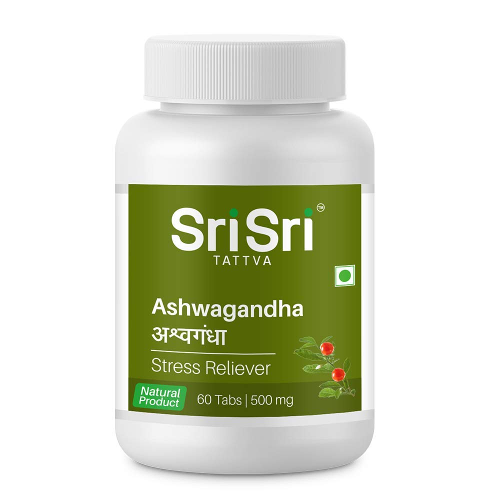 Sri Sri TATTVA Shuddhta Ka Naam Ashwagandha 500Mg Tablets 60 Count x Pack of 2 for Focus & Calm
Sri Sri TATTVA Shuddhta Ka Naam Ashwagandha 500Mg Tablets 60 Count x Pack of 2 for Focus & Calm