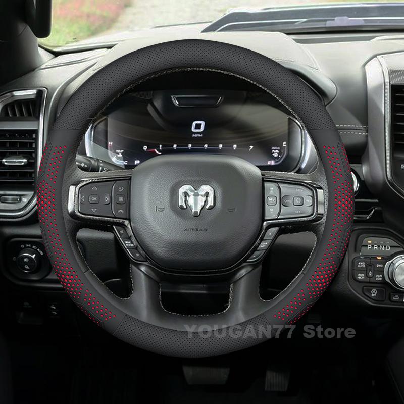 Leather Car Steering Wheel Cover For New RAM 1500 RH0 2025 2500 700 Covers For Covers Auto interior RAM TRX Accessories 2025
Leather Car Steering Wheel Cover For New RAM 1500 RH0 2025 2500 700 Covers For Covers Auto interior RAM TRX Accessories 2025