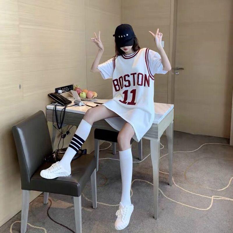 Баскетбольная одежда Летняя футболка с коротким рукавом Юбка Инс Поддельный костюм из двух частей White L
Баскетбольная одежда Летняя футболка с коротким рукавом Юбка Инс Поддельный костюм из двух частей White L