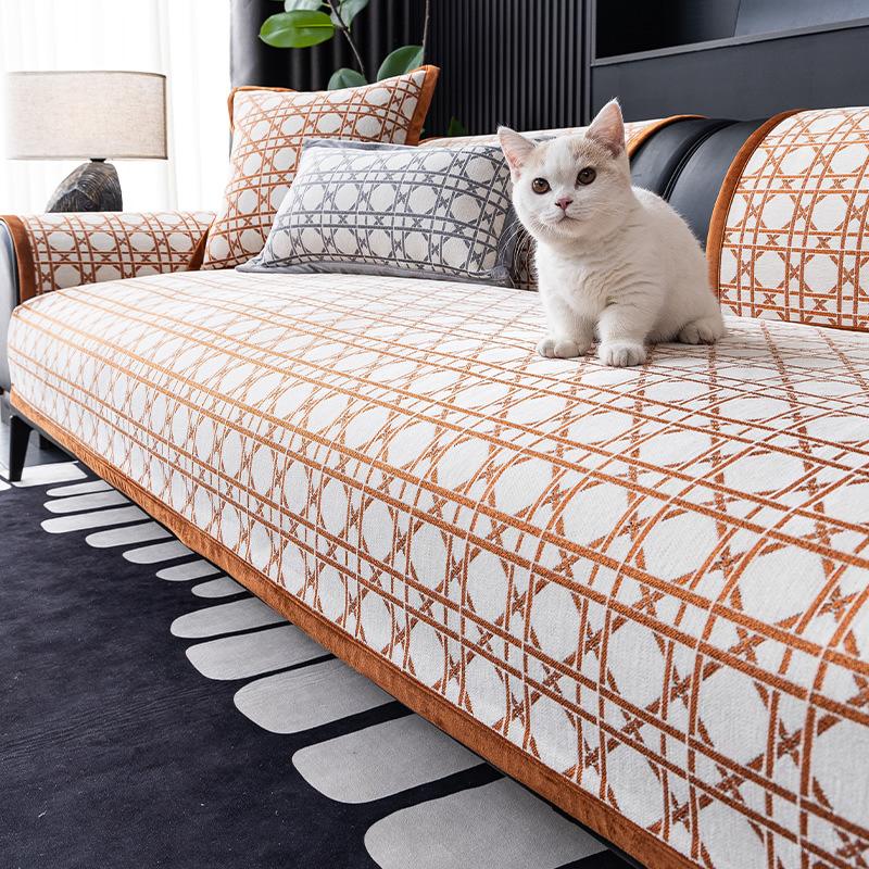 Sofa Cushion Four Seasons Universal Light Luxury High Sense New Leather Sofa Special Seat Cushion Straight Row Sofa Cover 70*70cm
Sofa Cushion Four Seasons Universal Light Luxury High Sense New Leather Sofa Special Seat Cushion Straight Row Sofa Cover 70*70cm