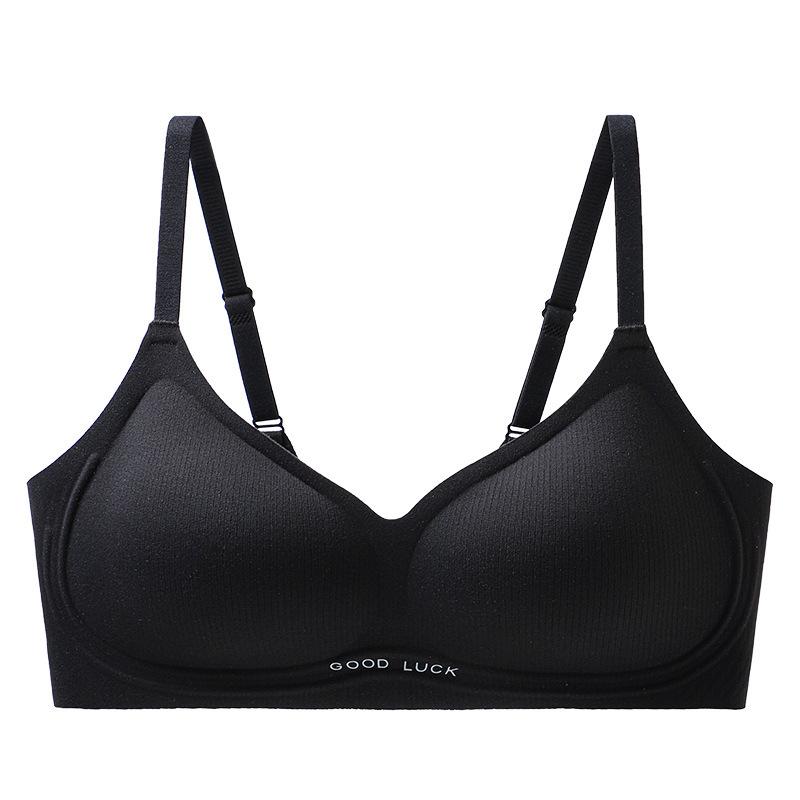 Double-Layer Brushed Stripe Jelly Strip Bra with Side Support and U-Back Design Sexy Black (Thin Cup)
Double-Layer Brushed Stripe Jelly Strip Bra with Side Support and U-Back Design Sexy Black (Thin Cup)