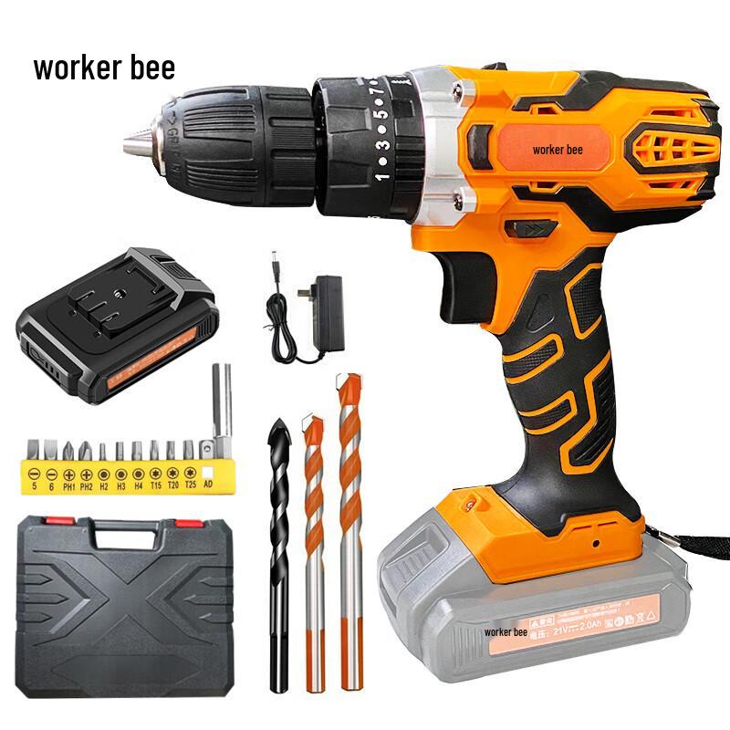Worker Bee 21V Multifunctional Cordless Impact Drill CN plug (adapter included)
Worker Bee 21V Multifunctional Cordless Impact Drill CN plug (adapter included)