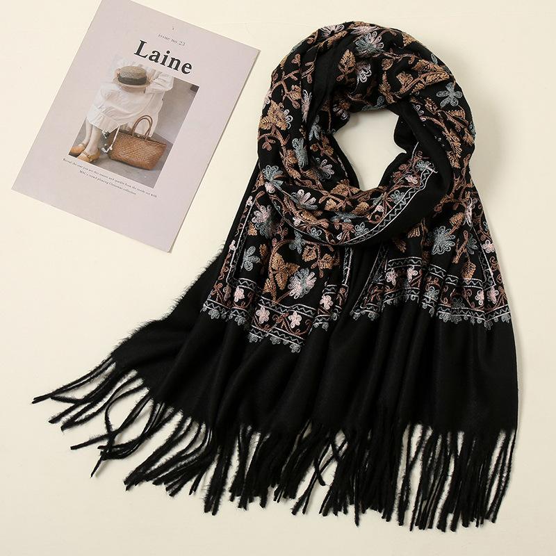 Winter travel imitation cashmere shawl scarf ginkgo embroidery desert travel photo scarf women s 200
Winter travel imitation cashmere shawl scarf ginkgo embroidery desert travel photo scarf women s 200
