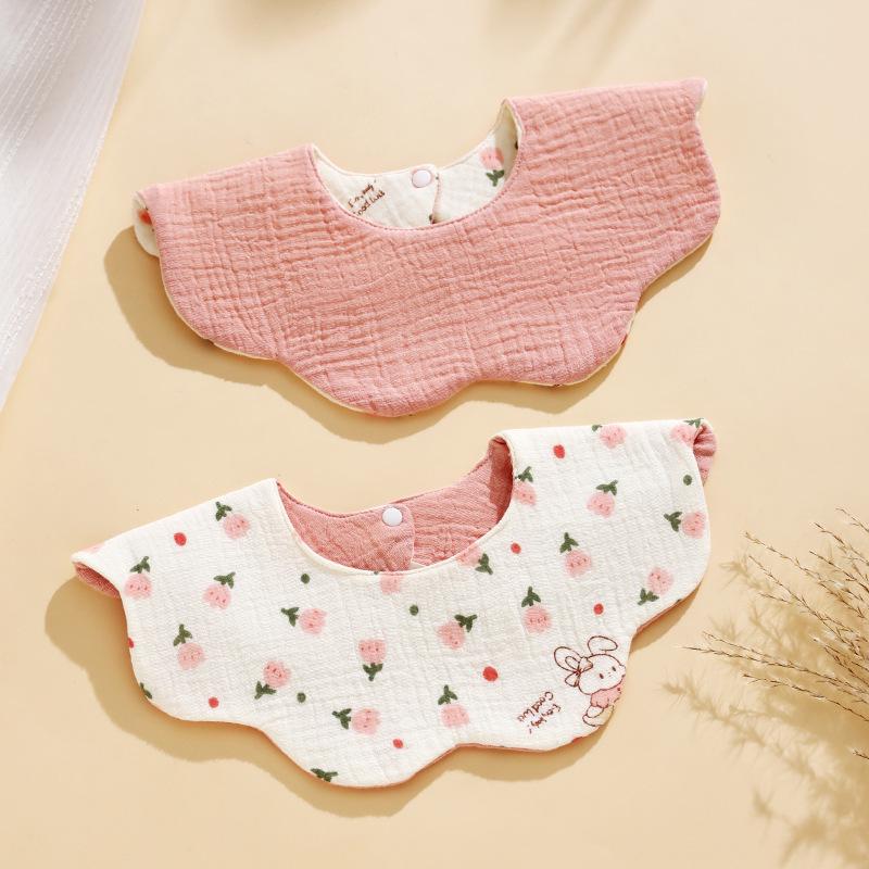 Korean Style Waterproof Baby Gauze Bib - Anti-Spit Up & Drool Petal Bib for Newborns
Korean Style Waterproof Baby Gauze Bib - Anti-Spit Up & Drool Petal Bib for Newborns