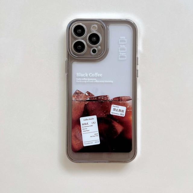 Высокое качество противоударный этикетка со льдом и кофе крутой чехол для телефона для Iphone 11 12 13 Pro Max 7 8 Plus Xsmax X Xr задняя крышка Conque for iphone 11