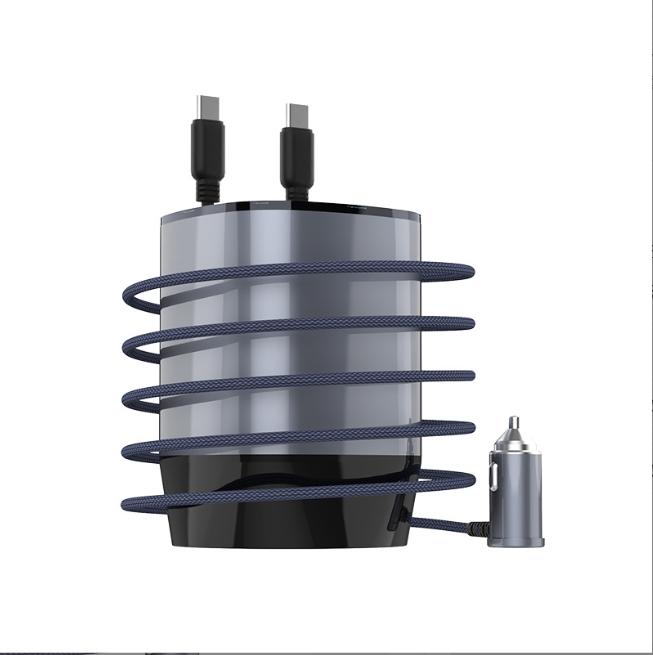 PT17 Car 100W Fast Charging Cigarette Lighter Car Charger Mobile Phone Telescopic Charging Cable Voltage Display Ambient Light
PT17 Car 100W Fast Charging Cigarette Lighter Car Charger Mobile Phone Telescopic Charging Cable Voltage Display Ambient Light
