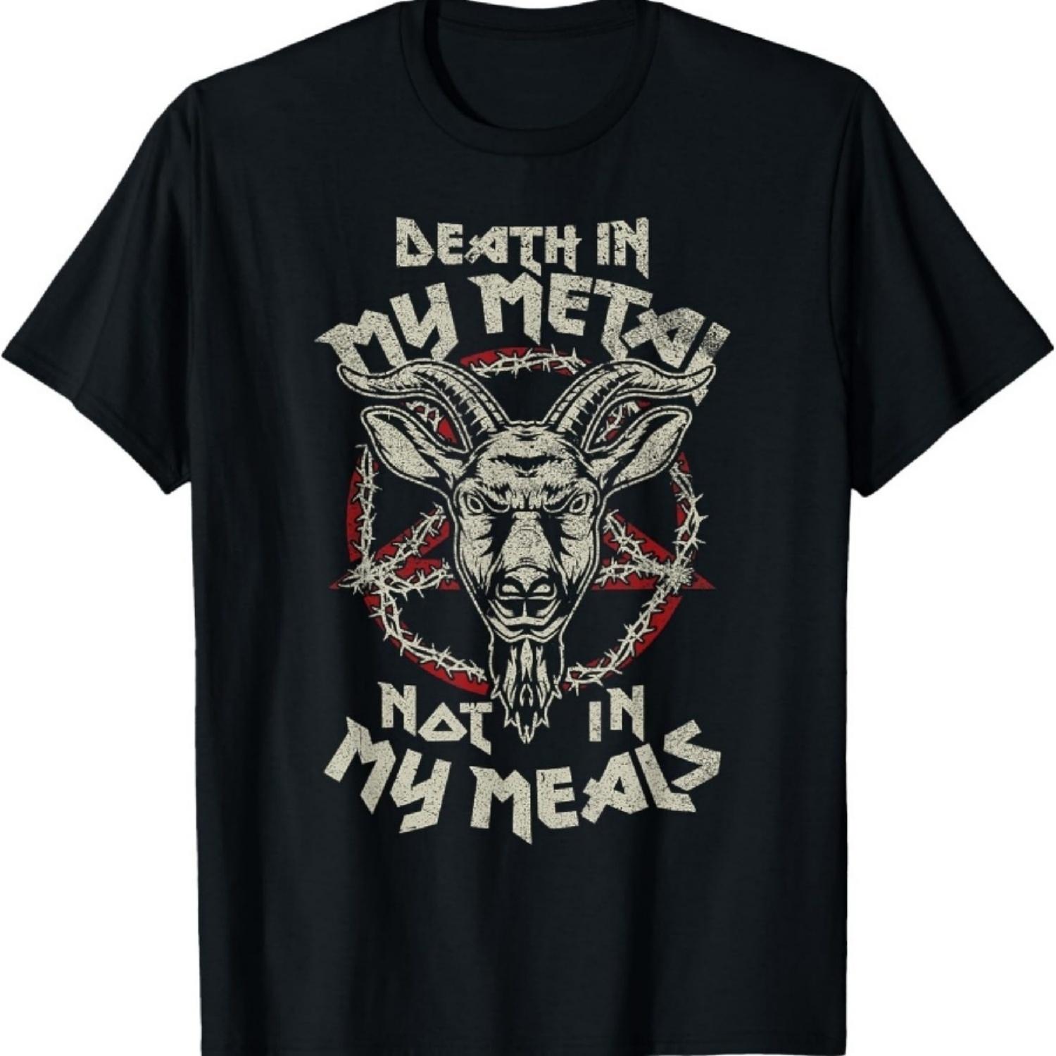 Vegan Metal T-Shirt Death In My Metal Not In My Meals Shirt T-Shirt XXXXXL чорний
Vegan Metal T-Shirt Death In My Metal Not In My Meals Shirt T-Shirt XXXXXL чорний