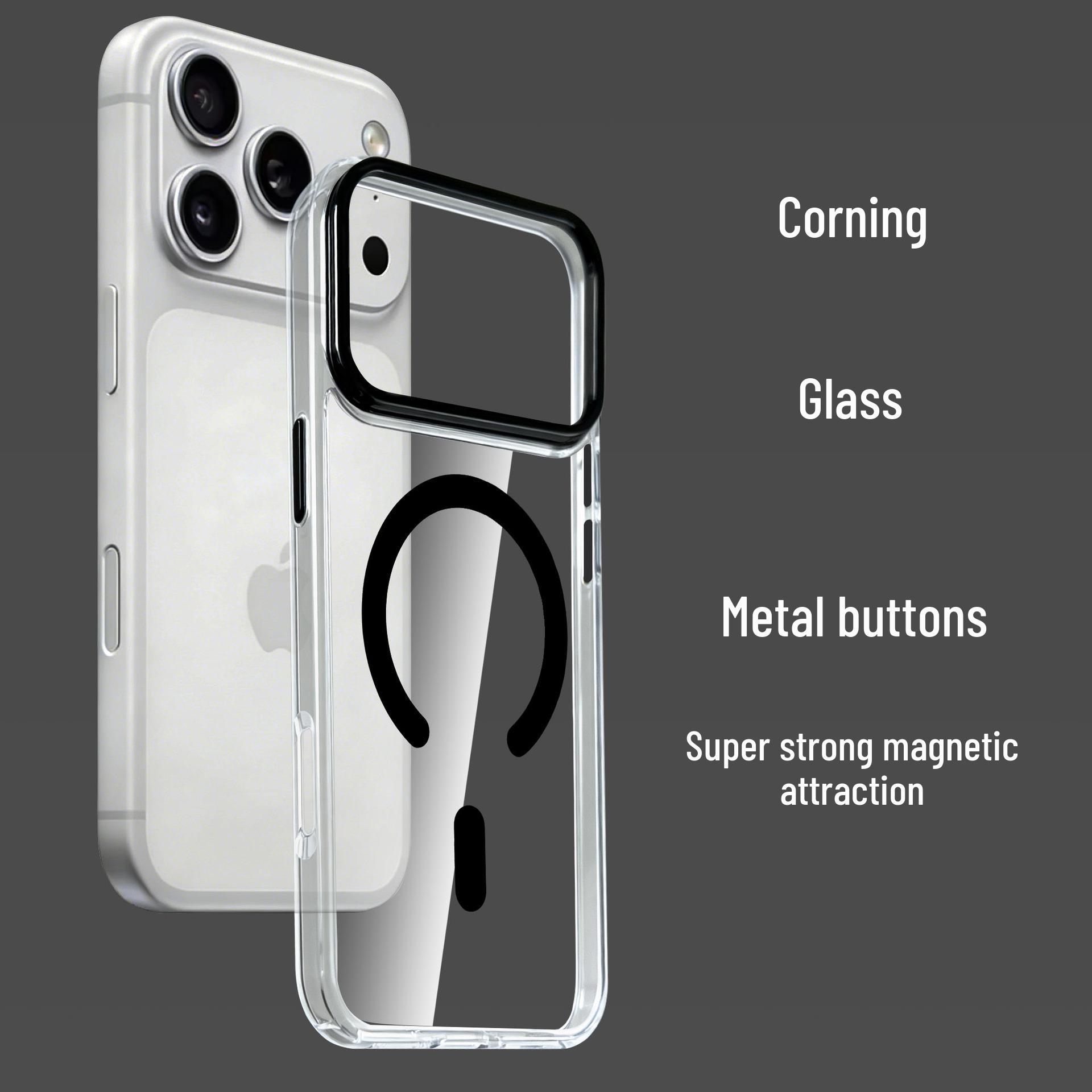 High-End Magnetic Tempered Glass Phone Case for Apple 17 Pro Max 17 белый
High-End Magnetic Tempered Glass Phone Case for Apple 17 Pro Max 17 белый