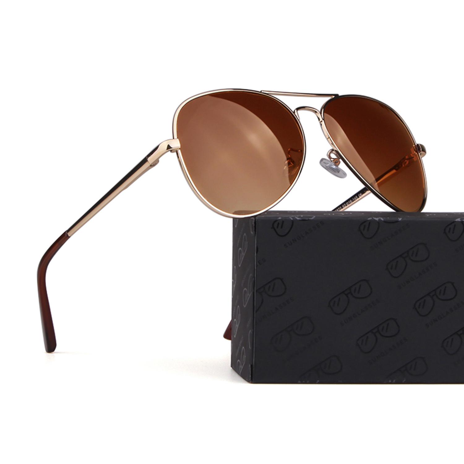 STORY Classical Pilot Sunglasses Male Female High-quality Spring Hinge Aviation Sun Eyeglasses Driving Shades with Box Z6872Q as picture
STORY Classical Pilot Sunglasses Male Female High-quality Spring Hinge Aviation Sun Eyeglasses Driving Shades with Box Z6872Q as picture