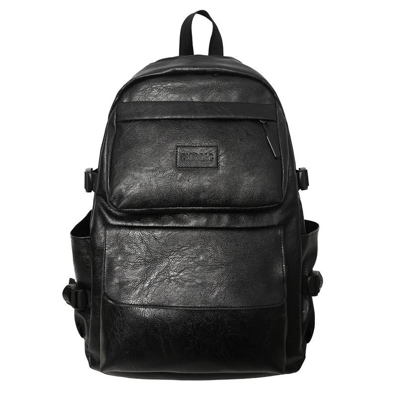 Korean Version of PU Men s Backpack Backpack Travel Bag Student Schoolbag Computer Men s Bag Tide чорний
Korean Version of PU Men s Backpack Backpack Travel Bag Student Schoolbag Computer Men s Bag Tide чорний
