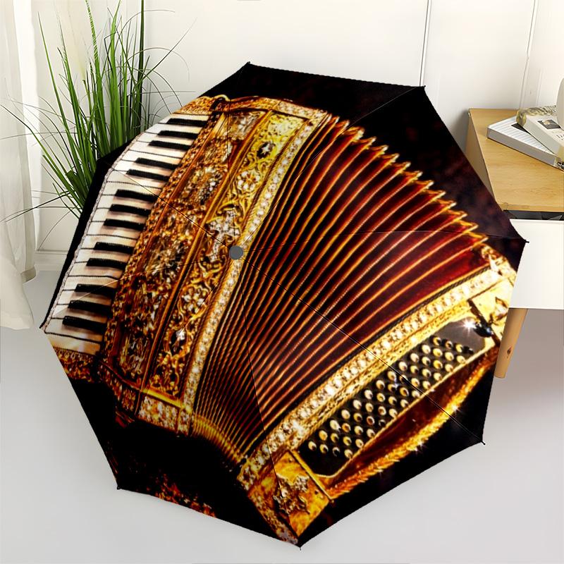 1pc Musical symbols and musical instruments Umbrella Portable Folding Umbrella Iron Frame Hole Bone Structure Outdoor Home Umbrella
1pc Musical symbols and musical instruments Umbrella Portable Folding Umbrella Iron Frame Hole Bone Structure Outdoor Home Umbrella