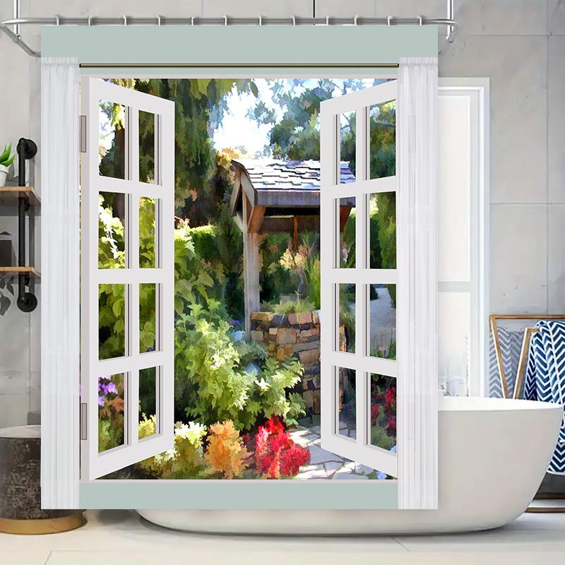 Window Openers: Aesthetic Home Decor Wall Stickers For Living Room, Bedroom Or Bathroom 3D Garden View Design Removable Vinyl Ar W60H190(CM)-1 Pcs
Window Openers: Aesthetic Home Decor Wall Stickers For Living Room, Bedroom Or Bathroom 3D Garden View Design Removable Vinyl Ar W60H190(CM)-1 Pcs