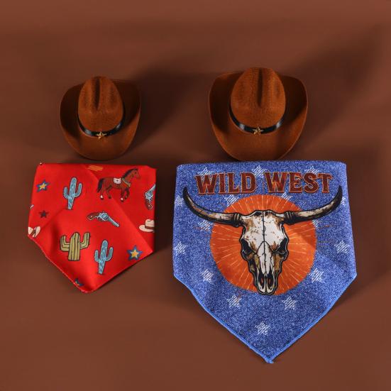 Pet Cowboy Costume Dog Cowboy Hat And Bandana Scarf Set Pet Halloween Christmas Party Cosplay Accessories for Cats Small Medium Dogs S червоний
Pet Cowboy Costume Dog Cowboy Hat And Bandana Scarf Set Pet Halloween Christmas Party Cosplay Accessories for Cats Small Medium Dogs S червоний