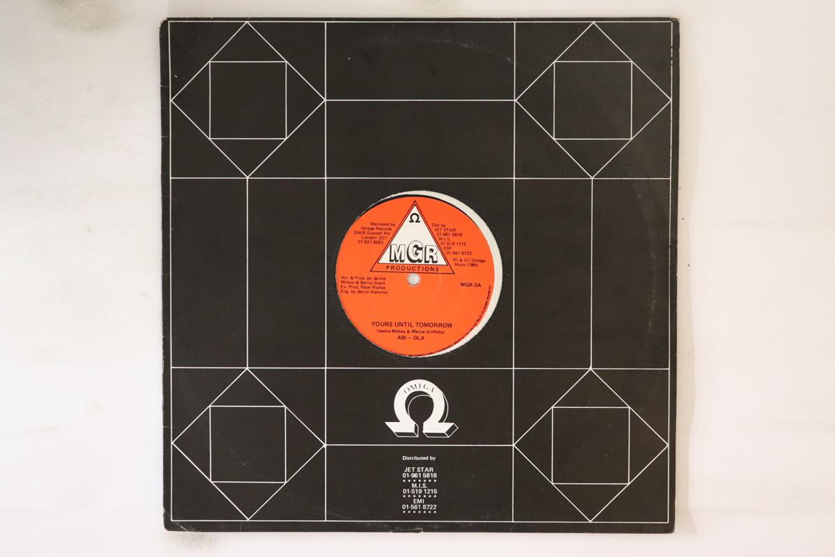 12inch Record ABI-OLA - Yours Until Tomorrow MGR2 MGR Productions 1985 UK Reggae, Ska & Dub Used
12inch Record ABI-OLA - Yours Until Tomorrow MGR2 MGR Productions 1985 UK Reggae, Ska & Dub Used