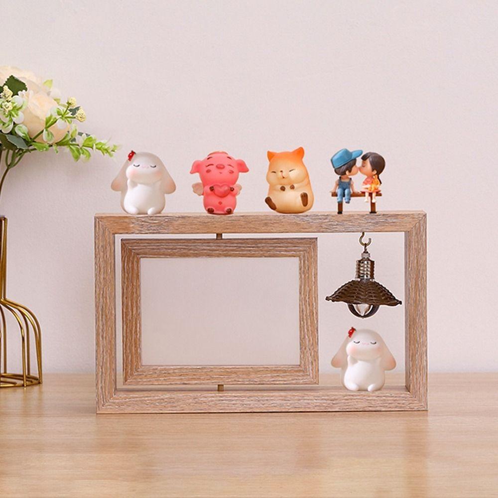 Rotatable Double Sided Frame with Pendant Rotating Picture Frame New Wooden Photo Frame Home A
Rotatable Double Sided Frame with Pendant Rotating Picture Frame New Wooden Photo Frame Home A
